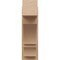 Ekena Millwork 8-in W x 18-in D x 26-in H Balboa Block Rough Cedar Woodgrain TimberThane Outlooker, Primed Tan OUTUR080X18X26BOA44RCPR - alternate 3